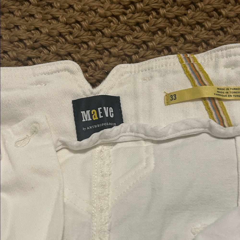 Maeve White Flare & Wide Leg Jeans